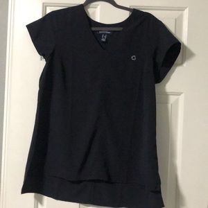 NWOT chase employee attire navy top - size 12
